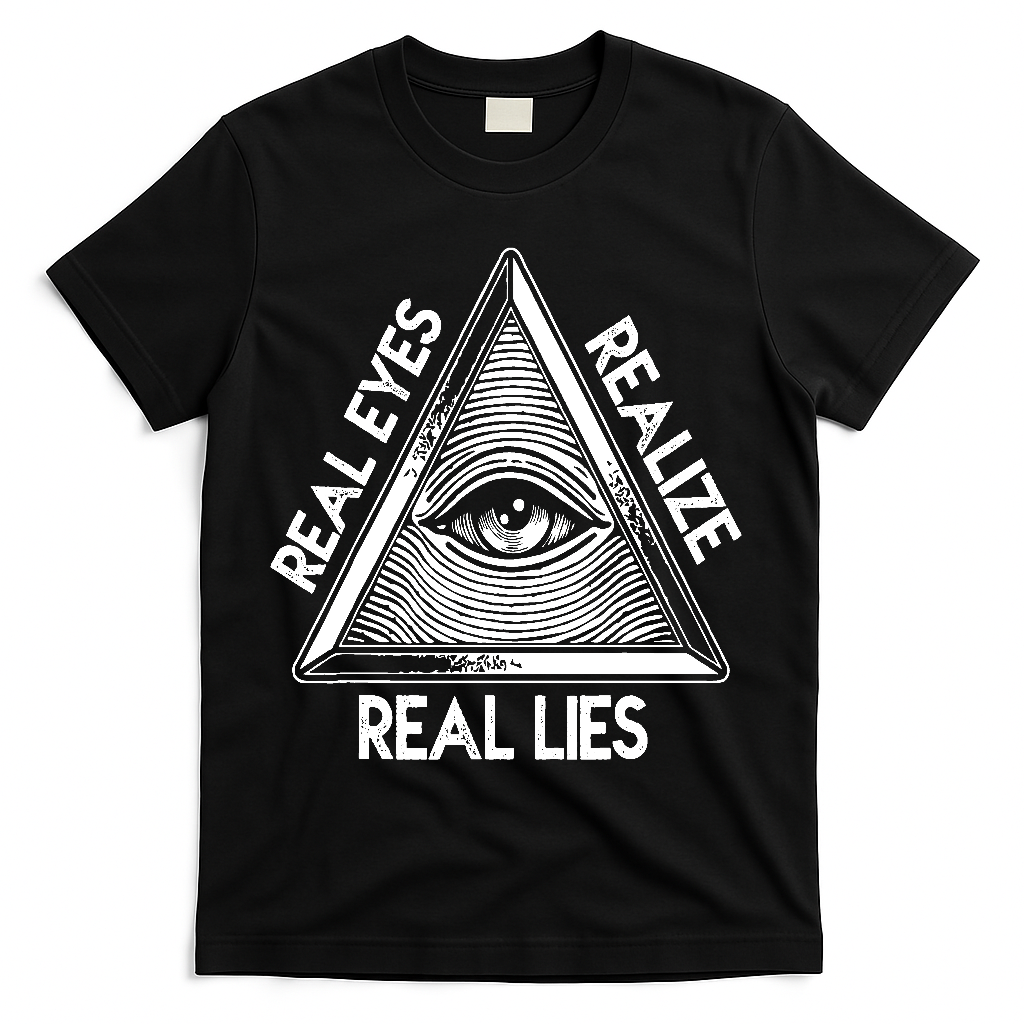 Seeing Eye Realize Real Lies Truth Awareness T-Shirt