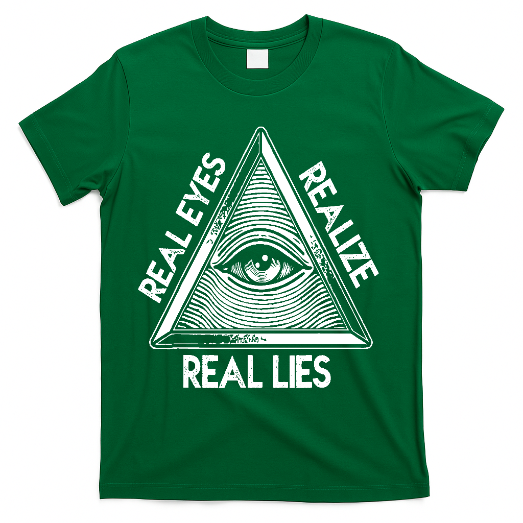 Seeing Eye Realize Real Lies Truth Awareness T-Shirt