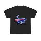 Cat Bills Funny Football Fan T-Shirt