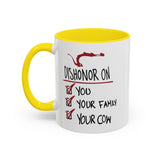 Coffee Mug - "Dishonor On You, Your Family, Your Cow" Funny Viking Gift