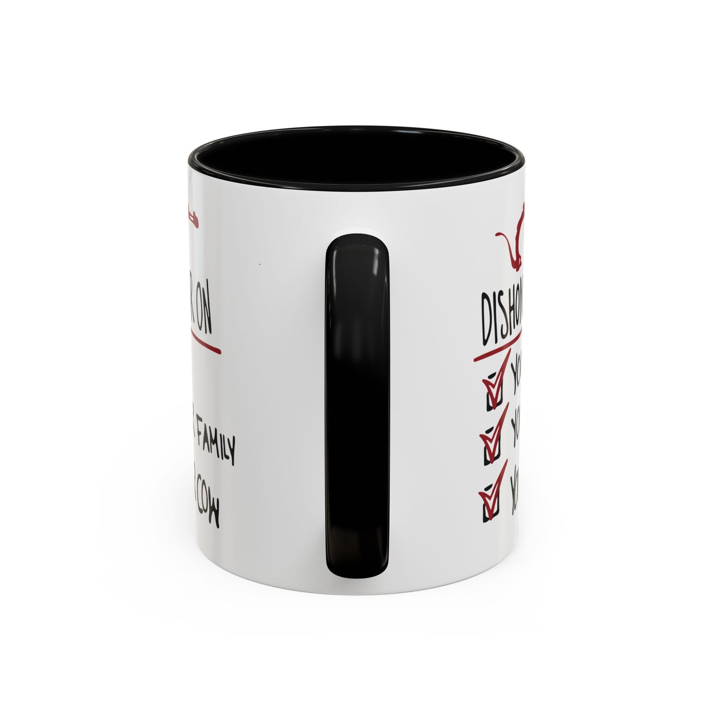 Coffee Mug - "Dishonor On You, Your Family, Your Cow" Funny Viking Gift