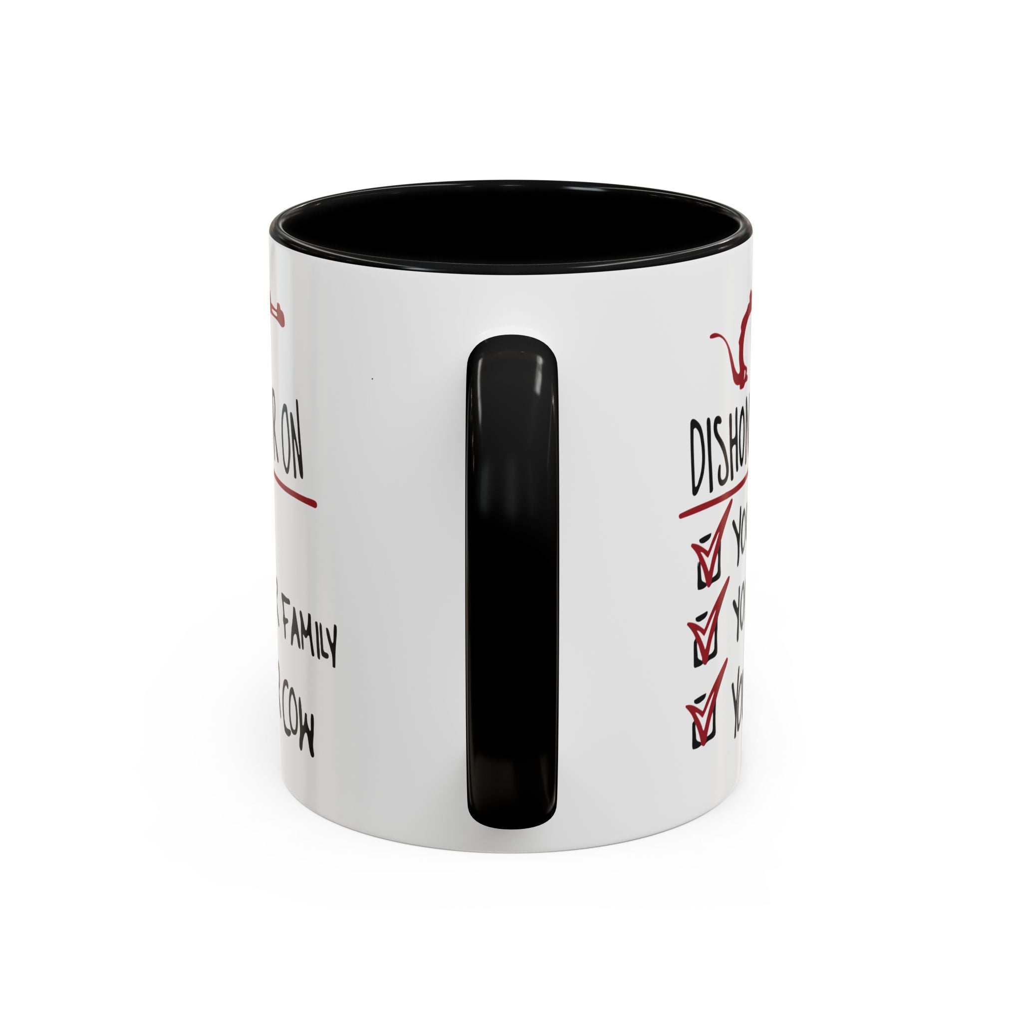 Coffee Mug - "Dishonor On You, Your Family, Your Cow" Funny Viking Gift