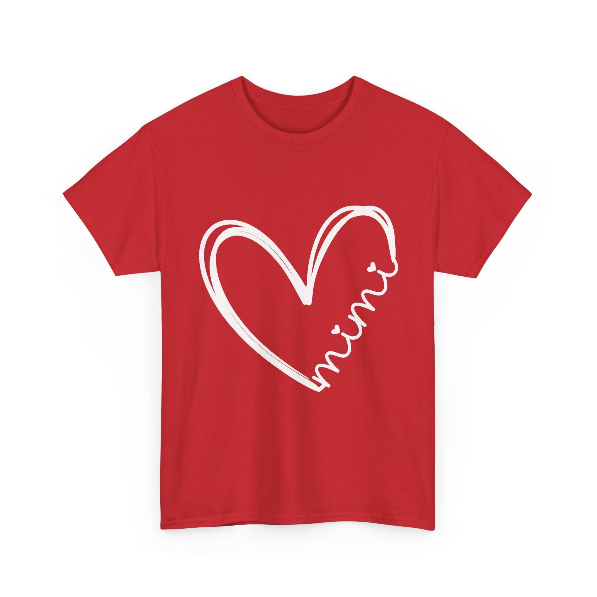 Funny Mimi Heart For Grandma Mother Day Wo T-Shirt