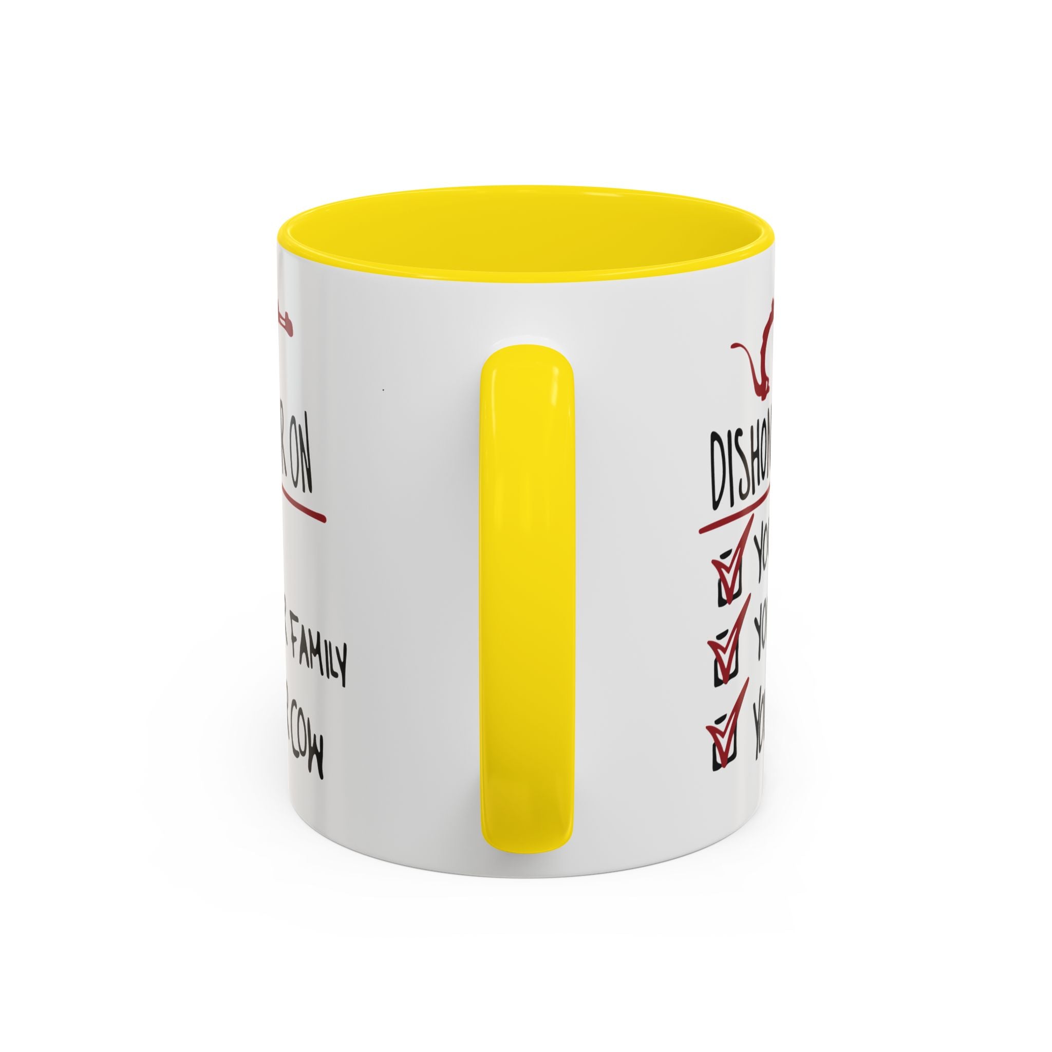 Coffee Mug - "Dishonor On You, Your Family, Your Cow" Funny Viking Gift