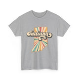 Indiana State Retro Vintage Map T-Shirt
