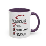 Coffee Mug - "Dishonor On You, Your Family, Your Cow" Funny Viking Gift
