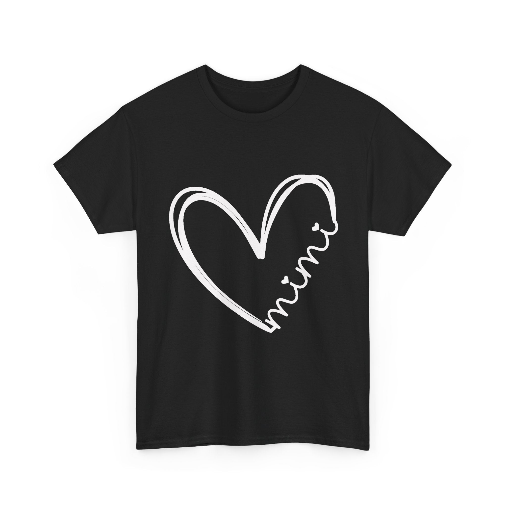Funny Mimi Heart For Grandma Mother Day Wo T-Shirt