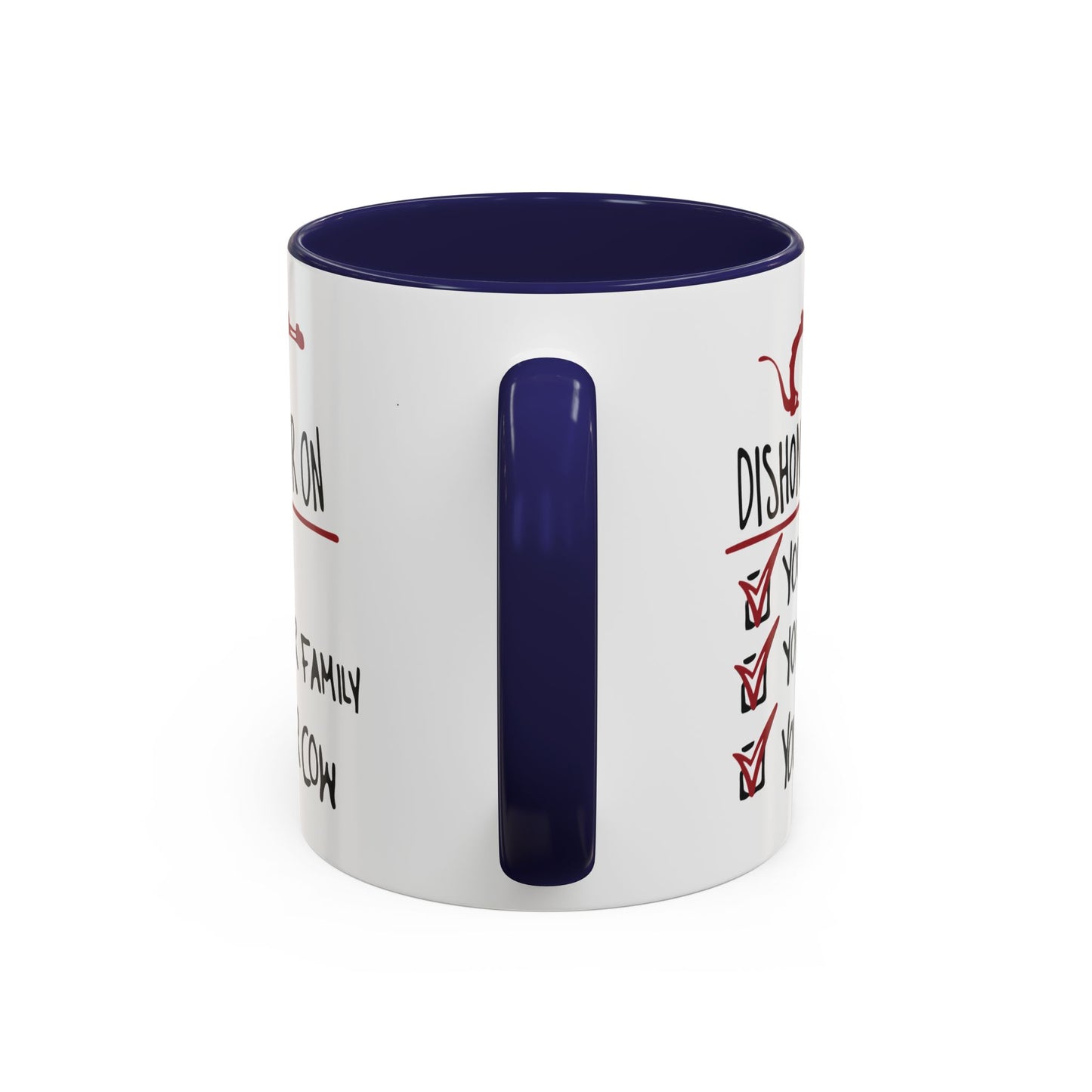 Coffee Mug - "Dishonor On You, Your Family, Your Cow" Funny Viking Gift