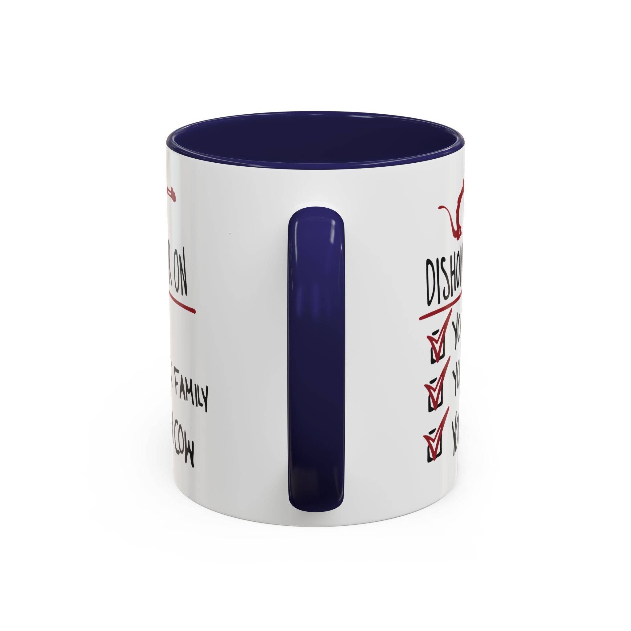 Coffee Mug - "Dishonor On You, Your Family, Your Cow" Funny Viking Gift