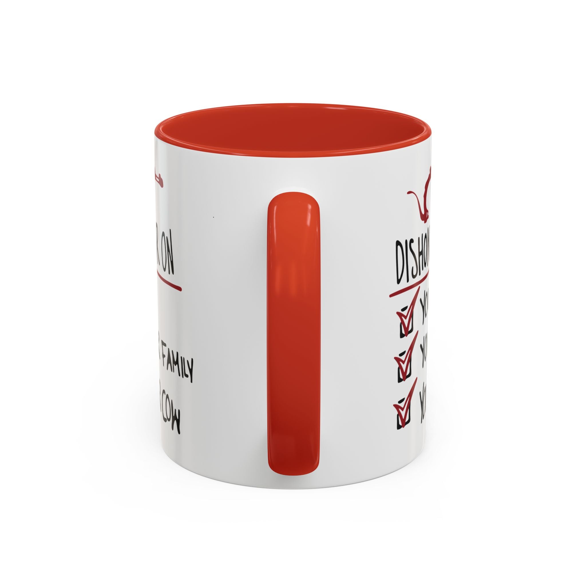 Coffee Mug - "Dishonor On You, Your Family, Your Cow" Funny Viking Gift