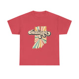 Indiana State Retro Vintage Map T-Shirt