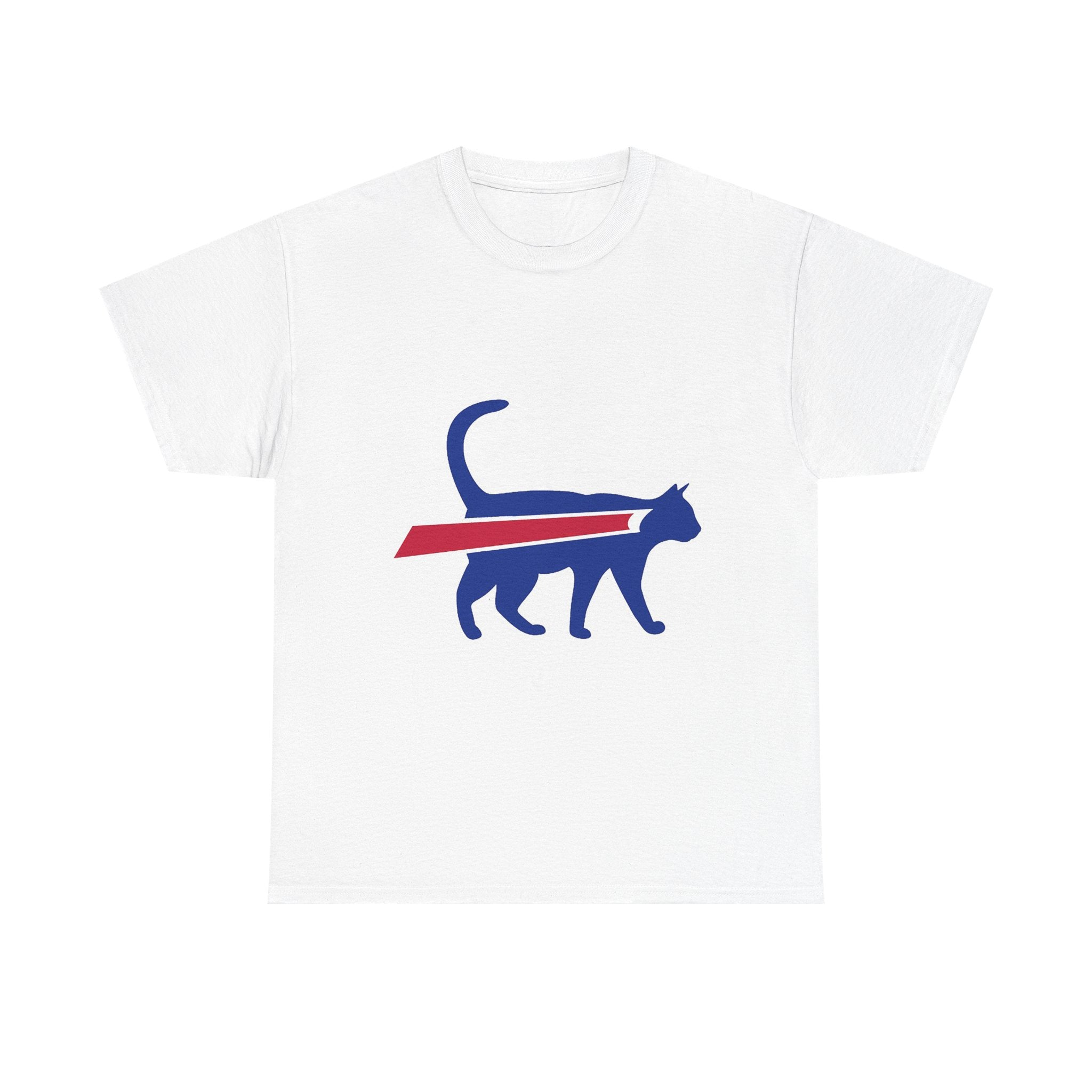 Cat Bills Funny Football Fan T-Shirt