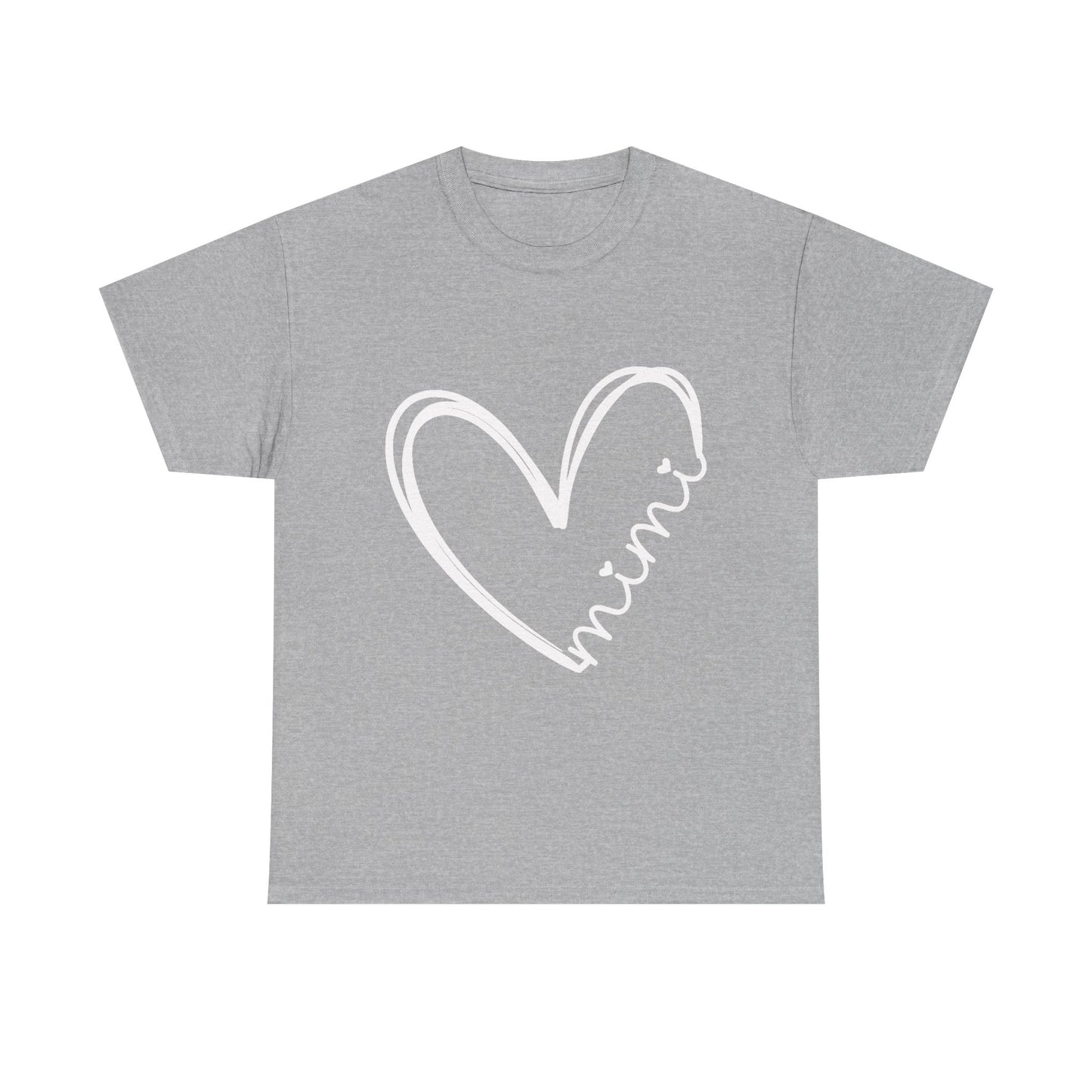 Funny Mimi Heart For Grandma Mother Day Wo T-Shirt