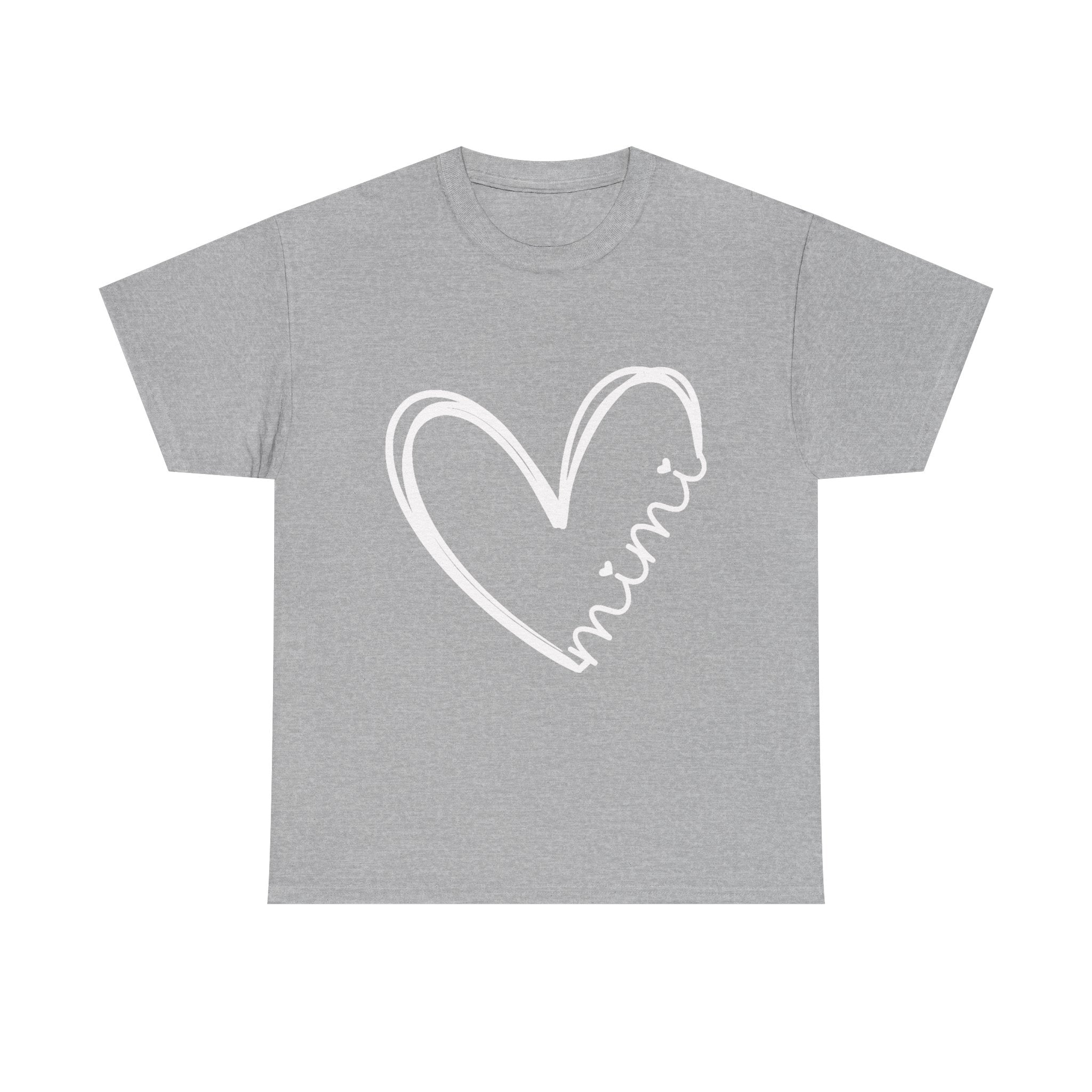 Funny Mimi Heart For Grandma Mother Day Wo T-Shirt