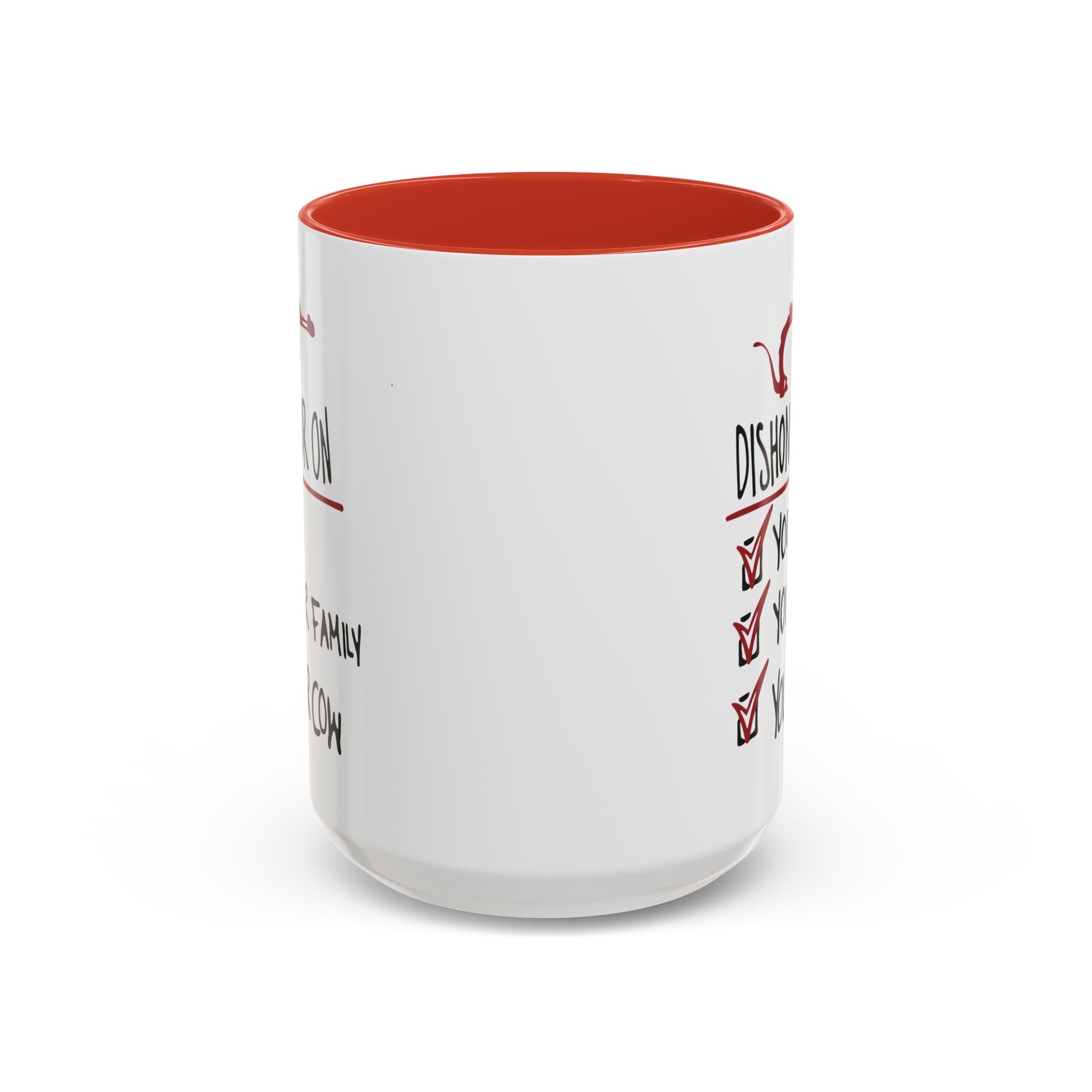 Coffee Mug - "Dishonor On You, Your Family, Your Cow" Funny Viking Gift