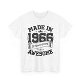 60th Birthday Vintage Crown Made In 1966 60 Years Of Being Awesome T-Shirt