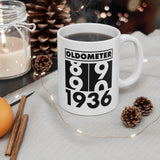90th Birthday Oldometer 1936 Mug