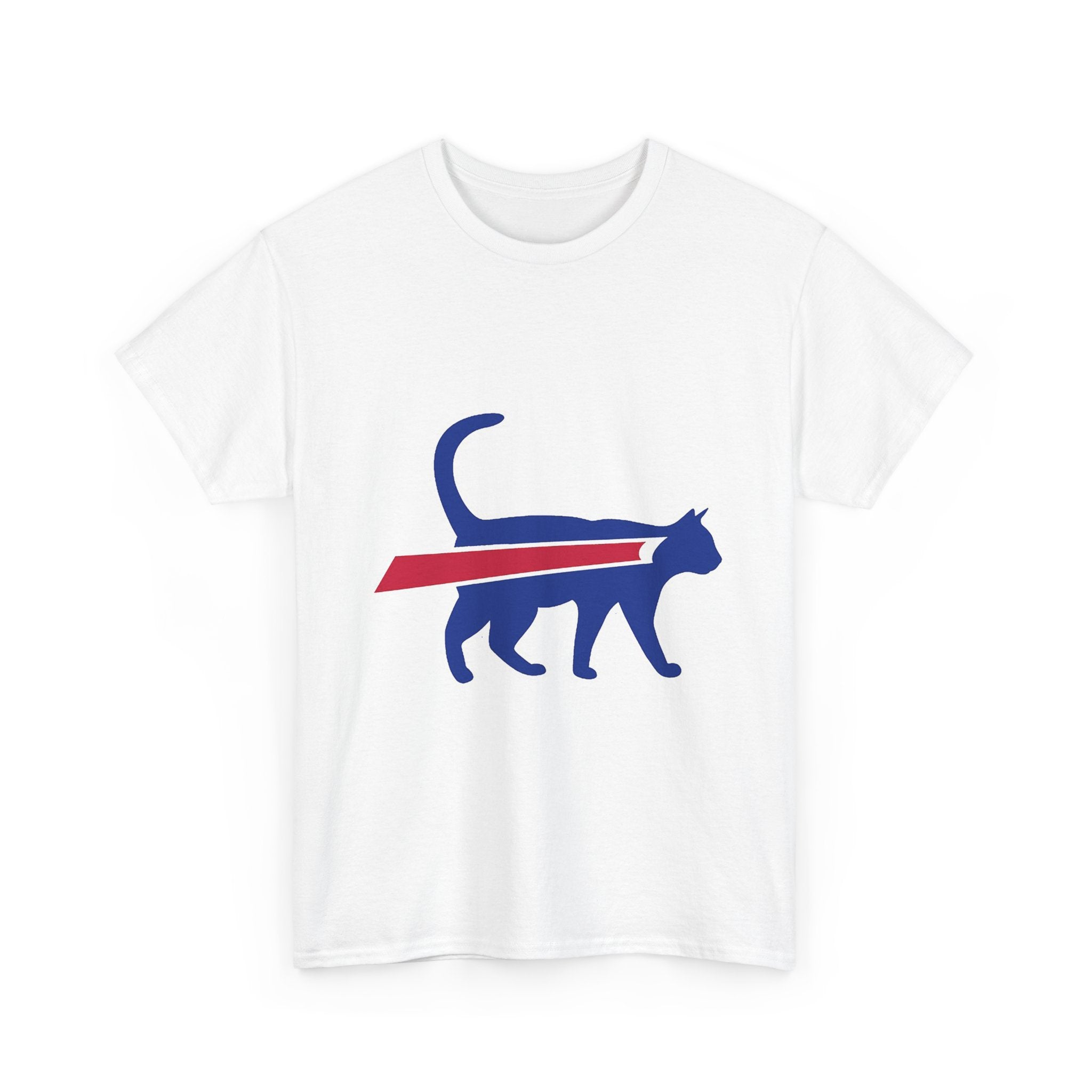 Cat Bills Funny Football Fan T-Shirt
