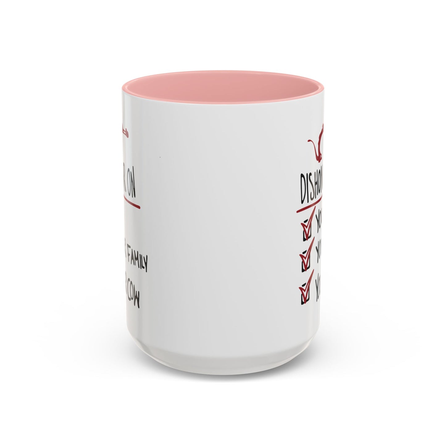 Coffee Mug - "Dishonor On You, Your Family, Your Cow" Funny Viking Gift