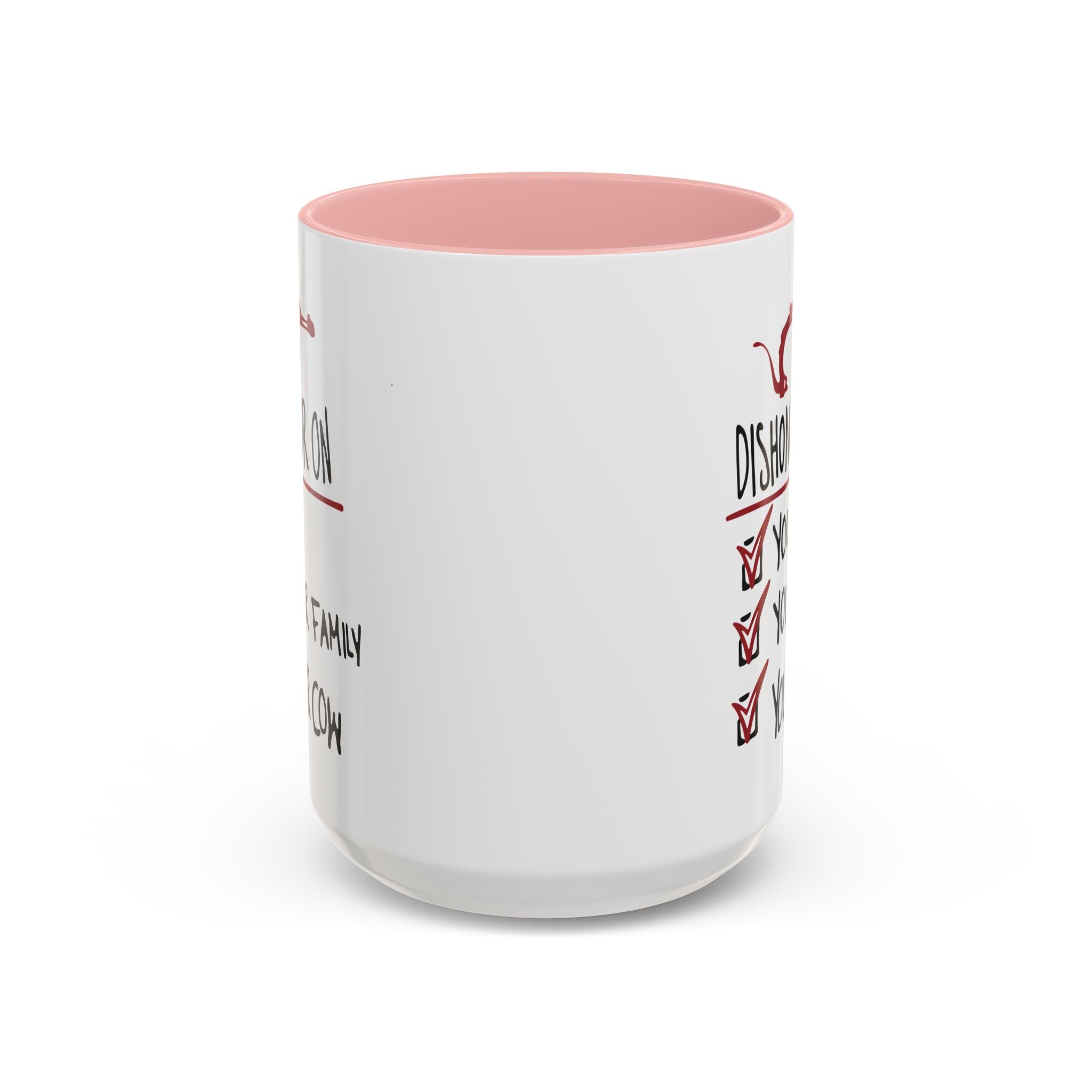 Coffee Mug - "Dishonor On You, Your Family, Your Cow" Funny Viking Gift