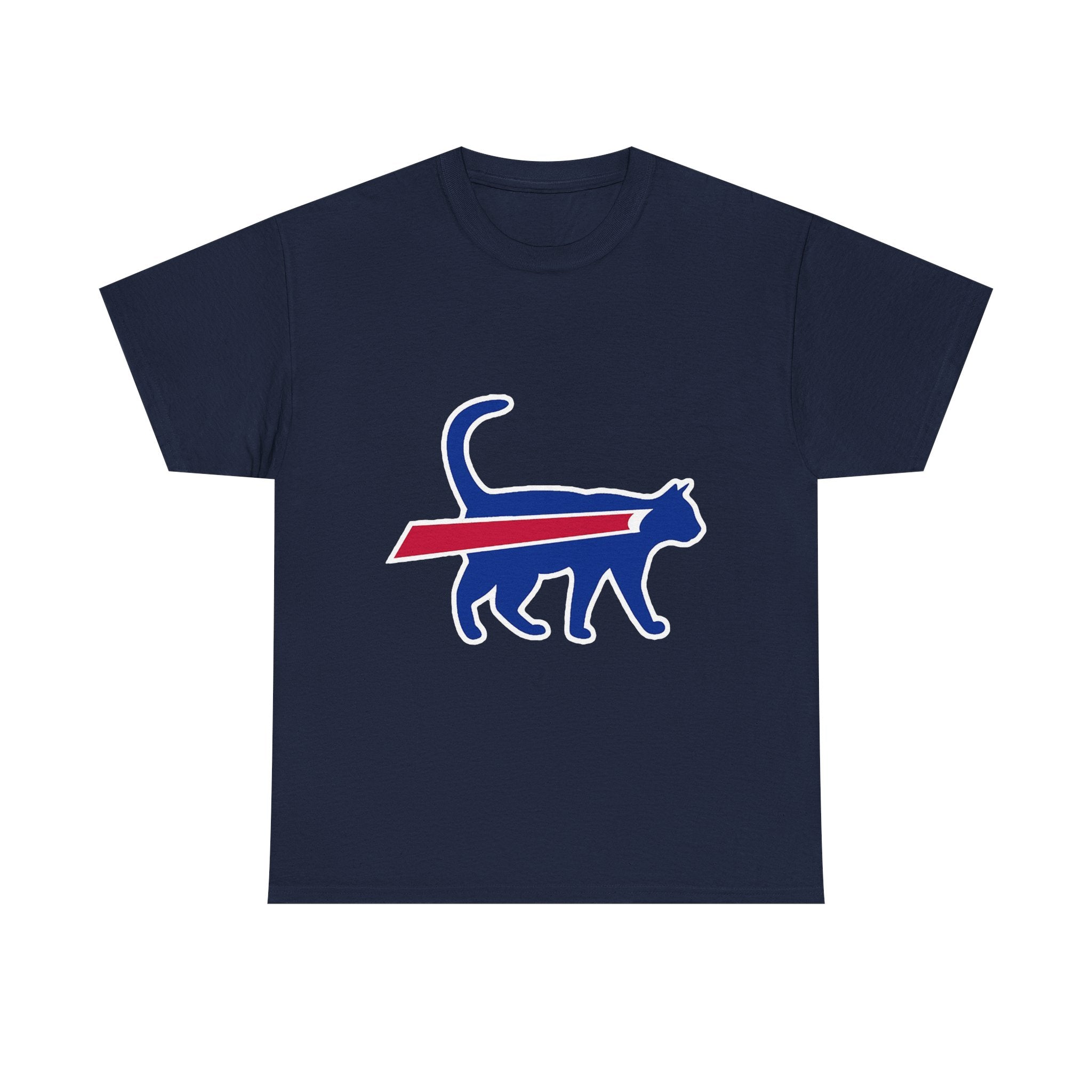 Cat Bills Funny Football Fan T-Shirt