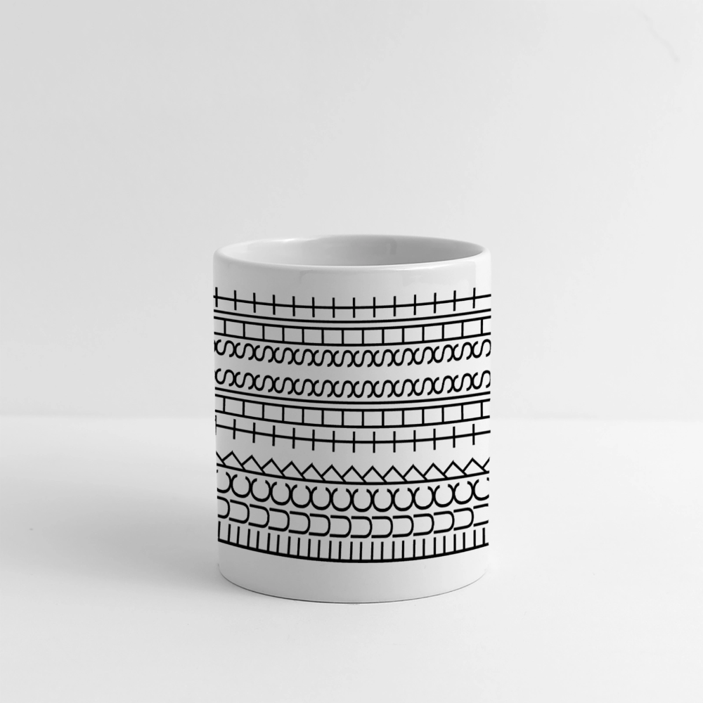 Hidden Message Mug - Funny Swear Word Coffee Mugs For Coworkers - white