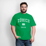 Zurich Switzerland Suisse T-Shirt - bright green