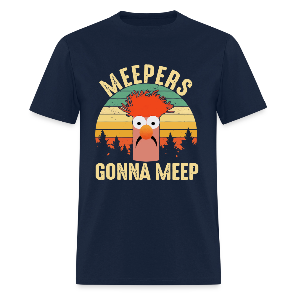 Vintage Meepers Gonna Meep Muppet T-Shirt - navy