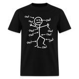 Ow Ow Ow Ow Ow Ow Ow Character T-Shirt - black