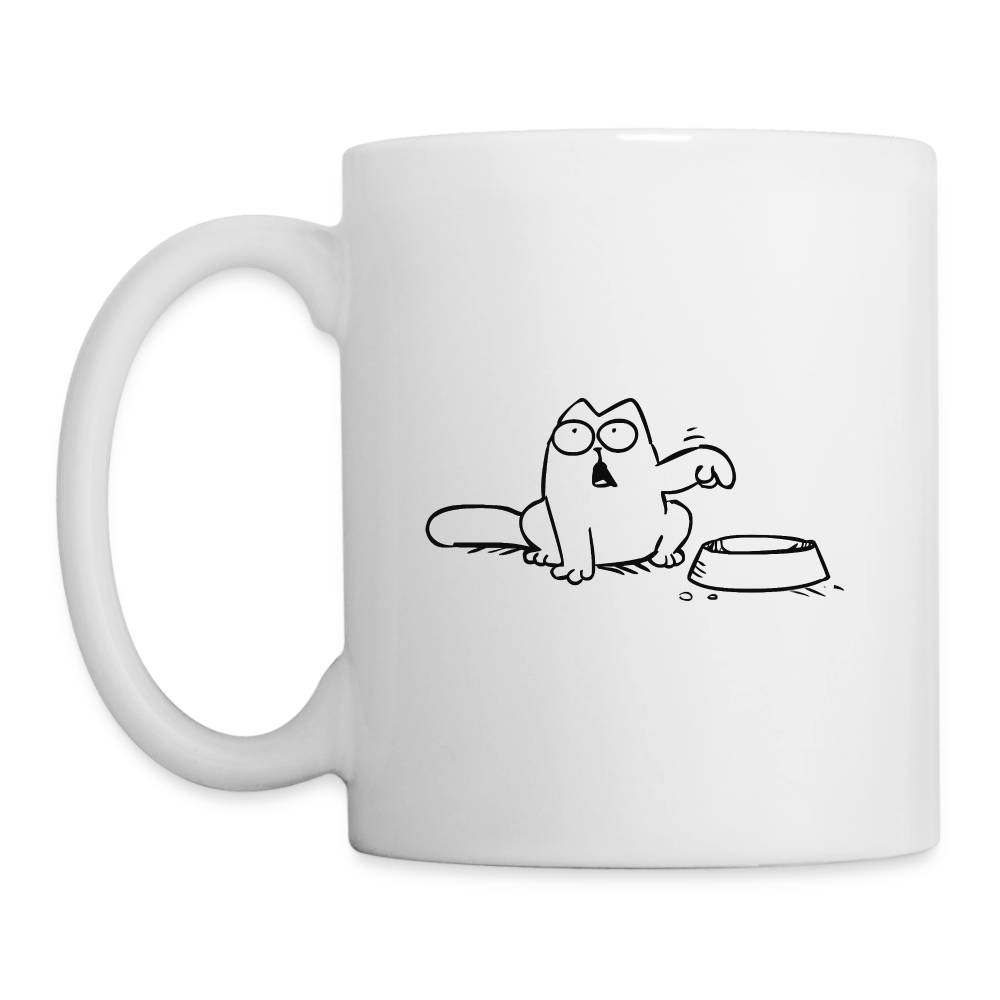 Mug Simons Cat 11 Oz Coffee Cup Mugs 350 Ml White Ceramic Tea Mug 11 oz Mug - white