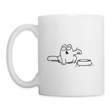 Mug Simons Cat 11 Oz Coffee Cup Mugs 350 Ml White Ceramic Tea Mug 11 oz Mug - white