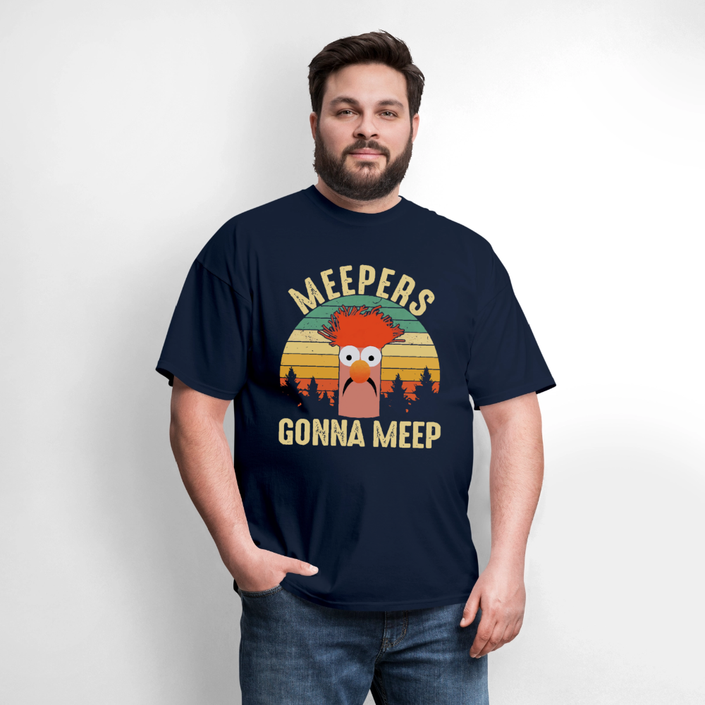 Vintage Meepers Gonna Meep Muppet T-Shirt - navy