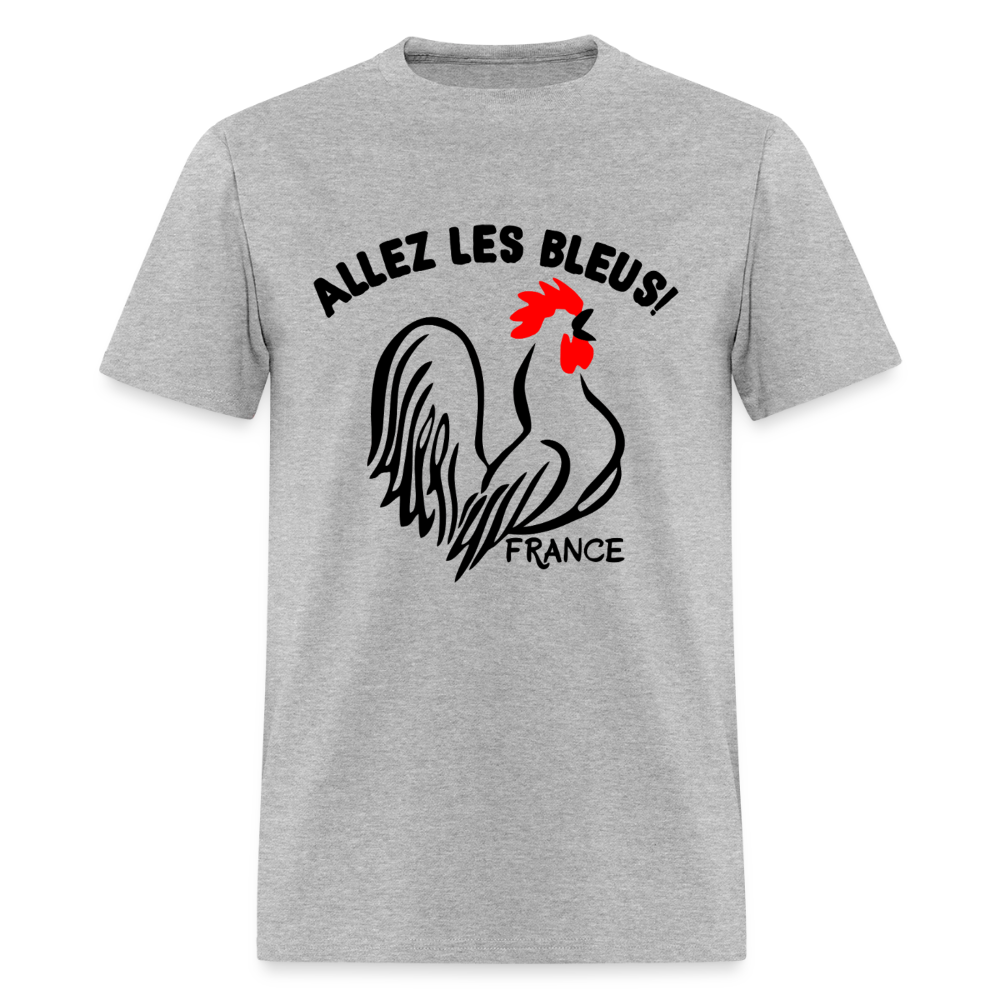 France Soccer Allez Les Bleus World Light T-Shirt - heather gray