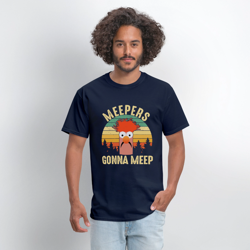 Vintage Meepers Gonna Meep Muppet T-Shirt - navy