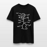 Ow Ow Ow Ow Ow Ow Ow Character T-Shirt - black