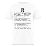Things I Trust More Than Donald Trump T-Shirt - white