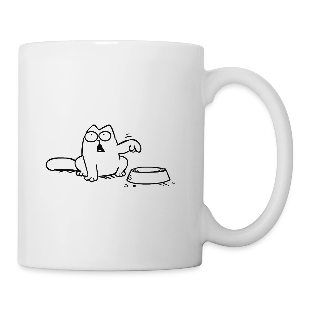 Mug Simons Cat 11 Oz Coffee Cup Mugs 350 Ml White Ceramic Tea Mug 11 oz Mug - white