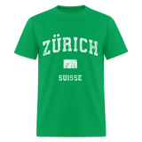 Zurich Switzerland Suisse T-Shirt - bright green