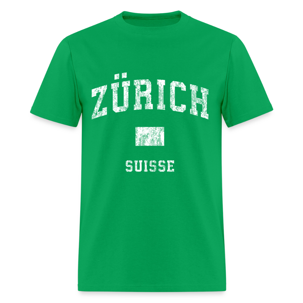 Zurich Switzerland Suisse T-Shirt - bright green