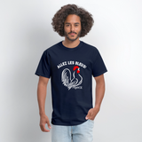 France Soccer Allez Les Bleus World Dark T-Shirt - navy