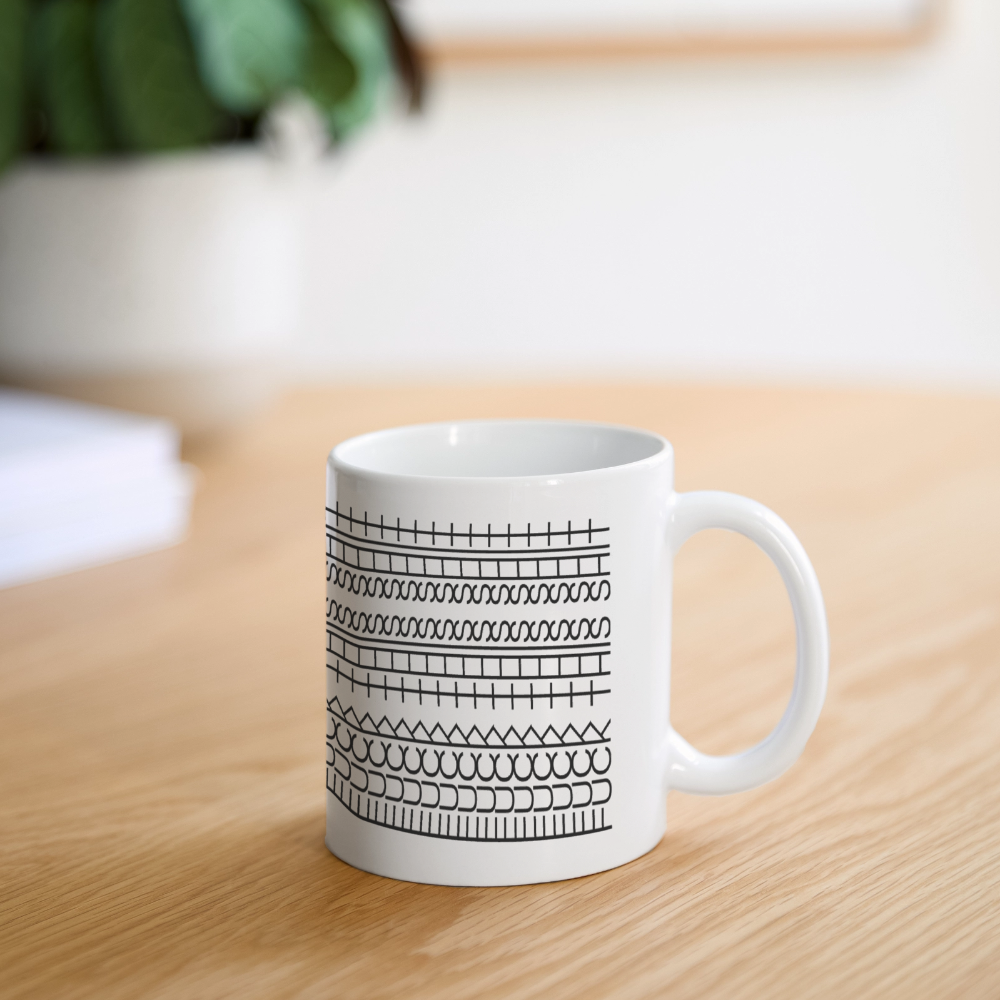 Hidden Message Mug - Funny Swear Word Coffee Mugs For Coworkers - white