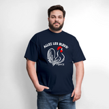 France Soccer Allez Les Bleus World Dark T-Shirt - navy