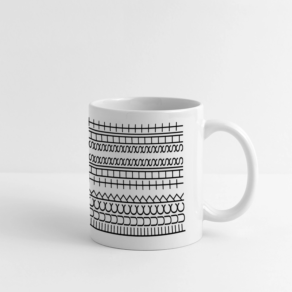 Hidden Message Mug - Funny Swear Word Coffee Mugs For Coworkers - white
