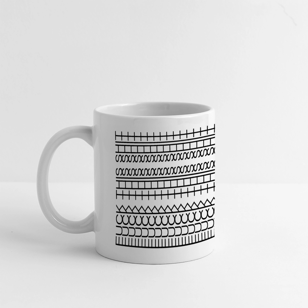 Hidden Message Mug - Funny Swear Word Coffee Mugs For Coworkers - white