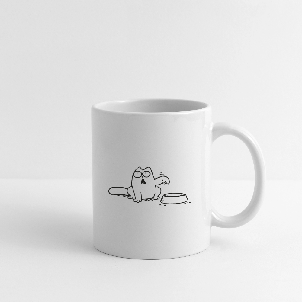 Mug Simons Cat 11 Oz Coffee Cup Mugs 350 Ml White Ceramic Tea Mug 11 oz Mug - white