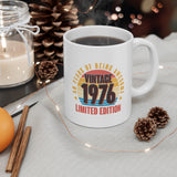 50th Birthday Vintage 1976 50 Years Of Being Awesome Limited Edition Mug