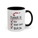 Coffee Mug - "Dishonor On You, Your Family, Your Cow" Funny Viking Gift
