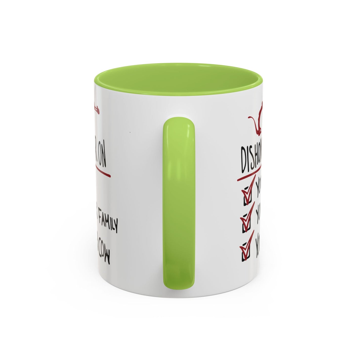 Coffee Mug - "Dishonor On You, Your Family, Your Cow" Funny Viking Gift
