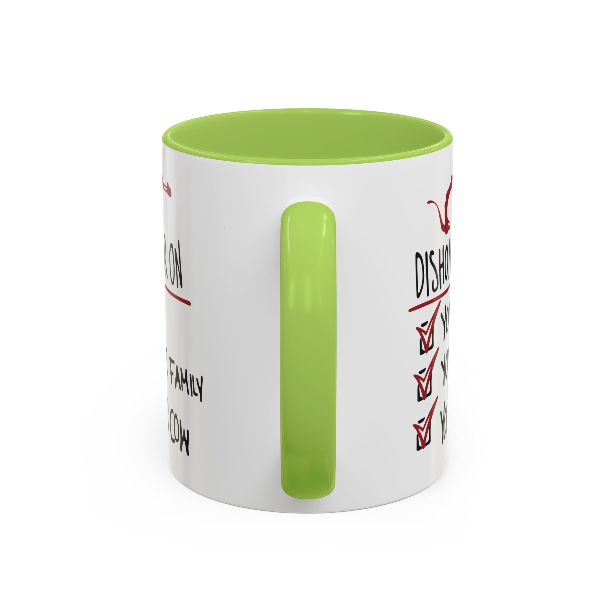 Coffee Mug - "Dishonor On You, Your Family, Your Cow" Funny Viking Gift