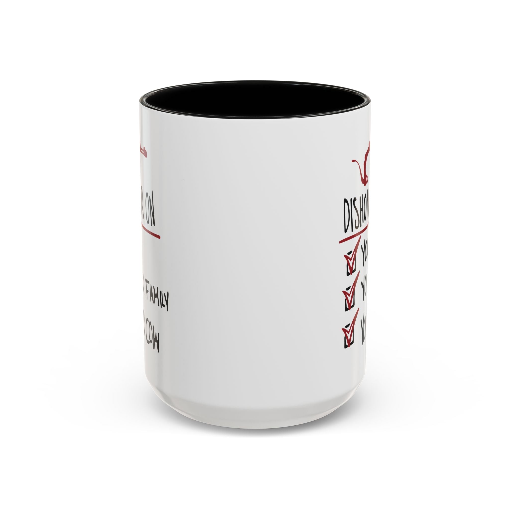 Coffee Mug - "Dishonor On You, Your Family, Your Cow" Funny Viking Gift